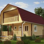 Дачный дом с верандой