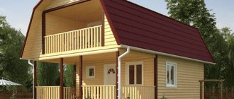 Country house with veranda
