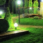 decorative lighting in the country house