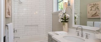 Дизайн ванной комнаты в частном доме