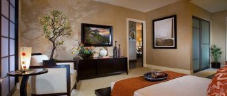 A low bed without legs is perfect for a Japanese-style bedroom.