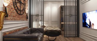 Интерьер кабинета в стиле лофт