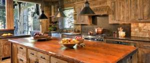 Country kitchen interior