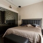 Интерьер спальни в квартире в современном стиле. Реальное фото 2018