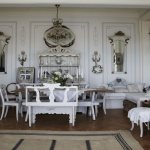 interior in shabby chic style