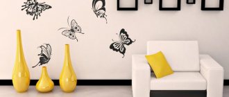 Как красиво украсить стену в комнате: фото, идеи