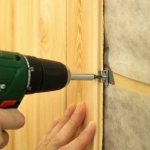 Fastening PVC panels to the wall can be done using adhesive, self-tapping screws or clamps