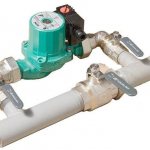 Heating pump for a private house