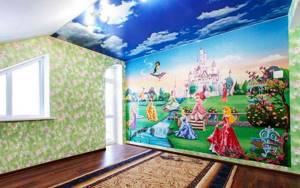 Натяжной потолок с фотопечатью