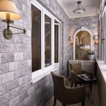 отделка стен плиткой под камень