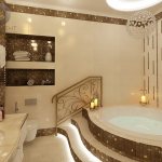 Отделка ванной комнаты плиткой. 25 фото. Дизайн и декор