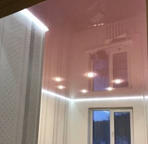 «Парящий» натяжной потолок