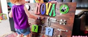 DIY educational board for children: 20 ideas for you