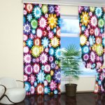 Шторы в цветочек